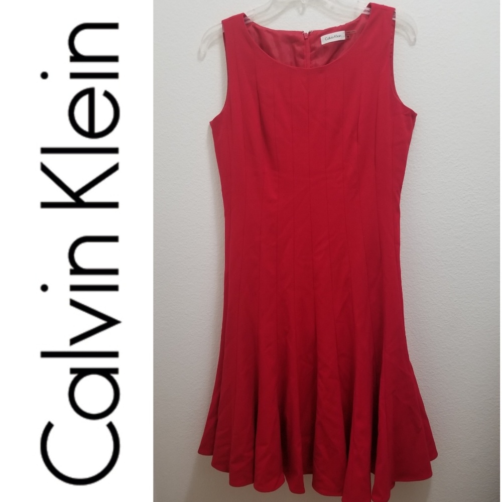 CALVIN KLEIN Red Dress